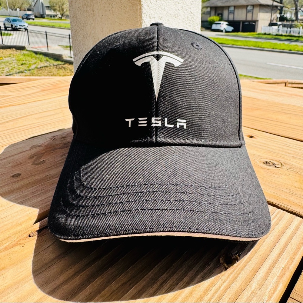 Tesla Black Baseball Cap